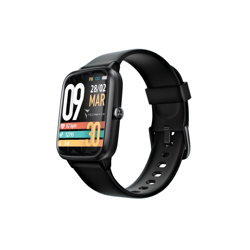 Image of MOVE Total Black Smartwatch Techmade