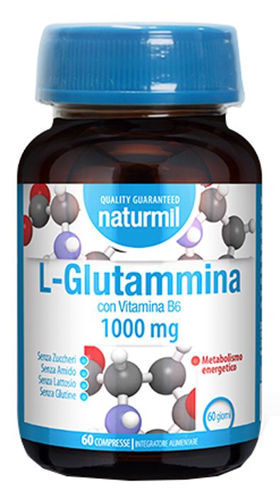 Image of L-Glutammina 1000mg Naturmil 60 Compresse033