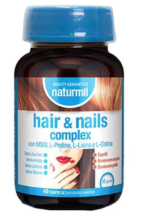 Image of Hair & Nails Complex Naturmil 60 Compresse033