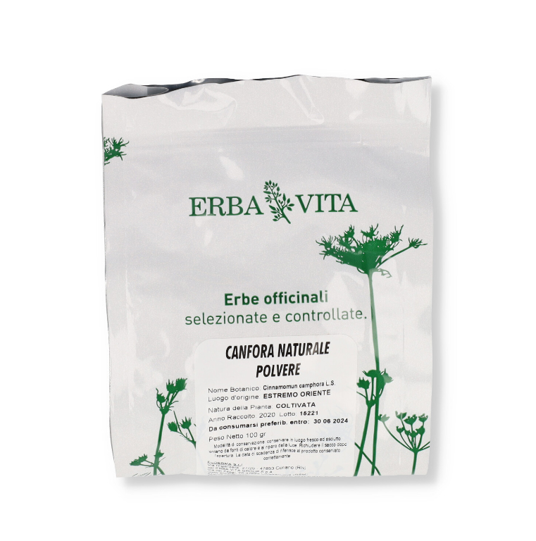 Image of Canfora Naturale Polvere ERBA VITA 100g033