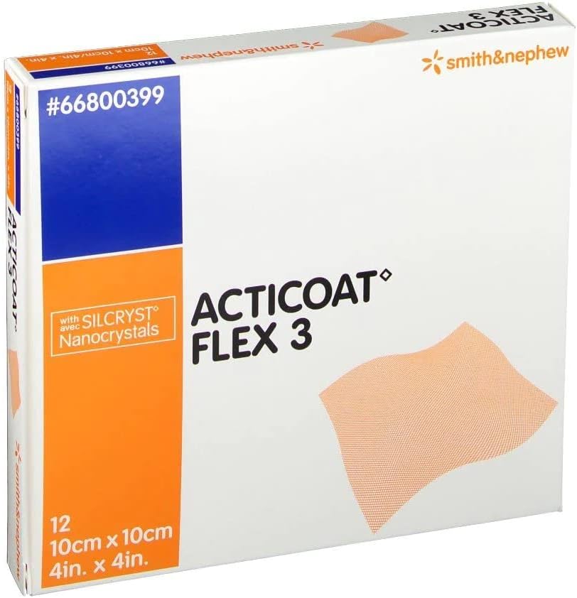 Image of Acticoat Flex 3 Cm10x10 Smith & Nephew 12 Pezzi