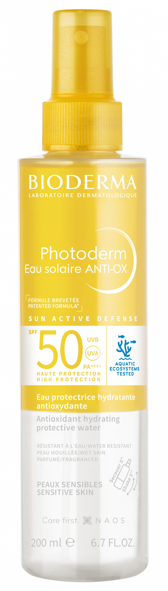 Image of Photoderm Eau solaire ANTI-OX SPF 50 BIODERMA 200ml033