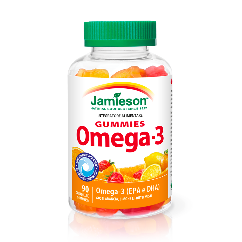 Image of Omega-3 Gummies Jamieson 90 Caramelle Gommose