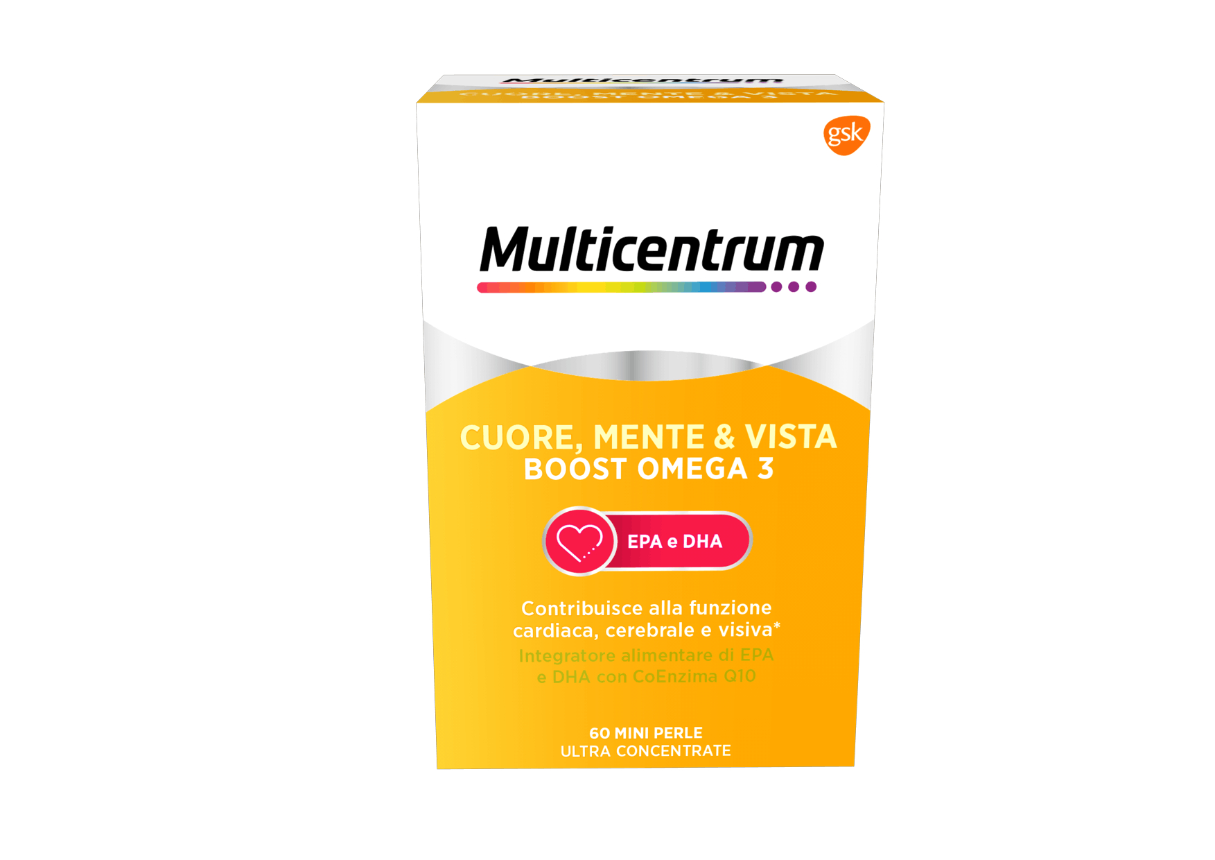 Image of Cuore, Mente e Vista Boost Omega 3 Multicentrum 60 Capsule033