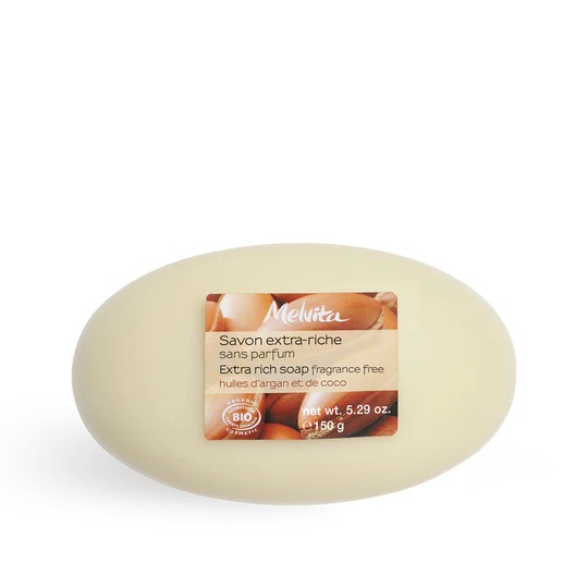 Image of Sapone Solido Extra Ricco con Argan Melvita 250g033