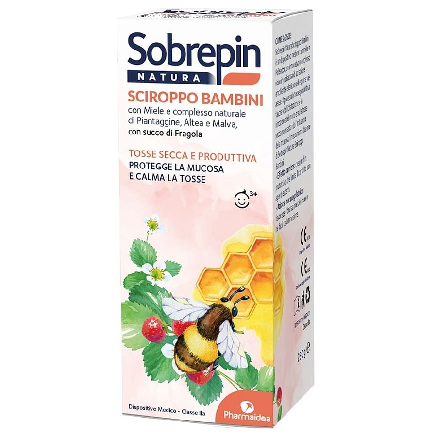 Image of Sobrepin Natura Sciroppo Bambini Pharmaidea 230g033