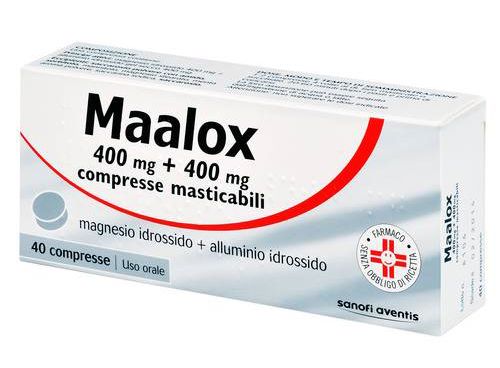 Image of Maalox 400mg + 400mg 40 Compresse Masticabili033