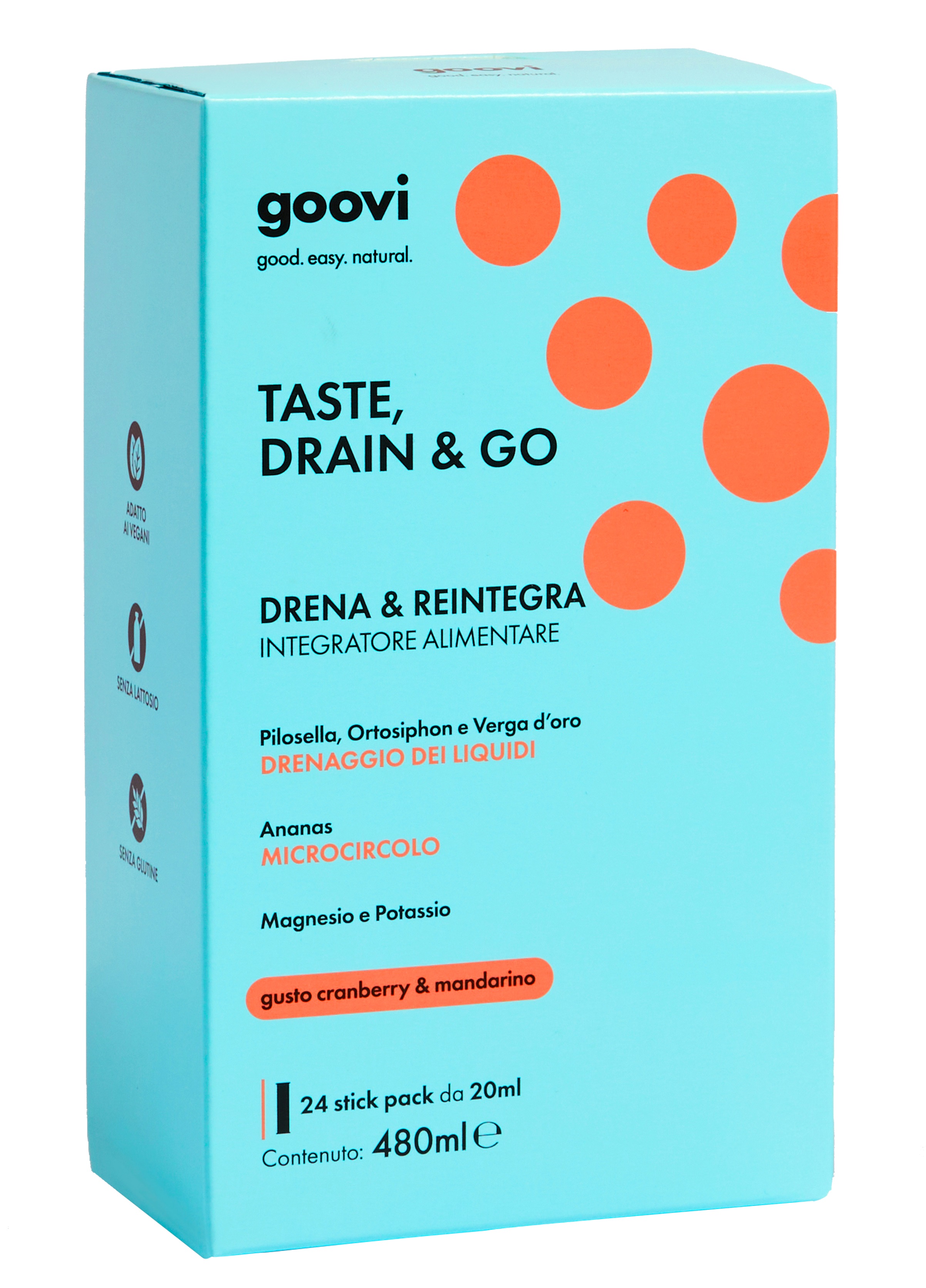 Image of Drena&Reintegra Cranberry/Mandarino GOOVI 24 Stick033