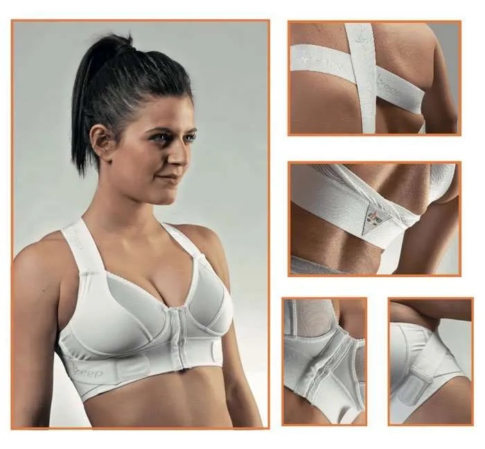 Image of B1 Postural Bra Reggiseno Posturale Bianco Tg.4 Plus eKeep033