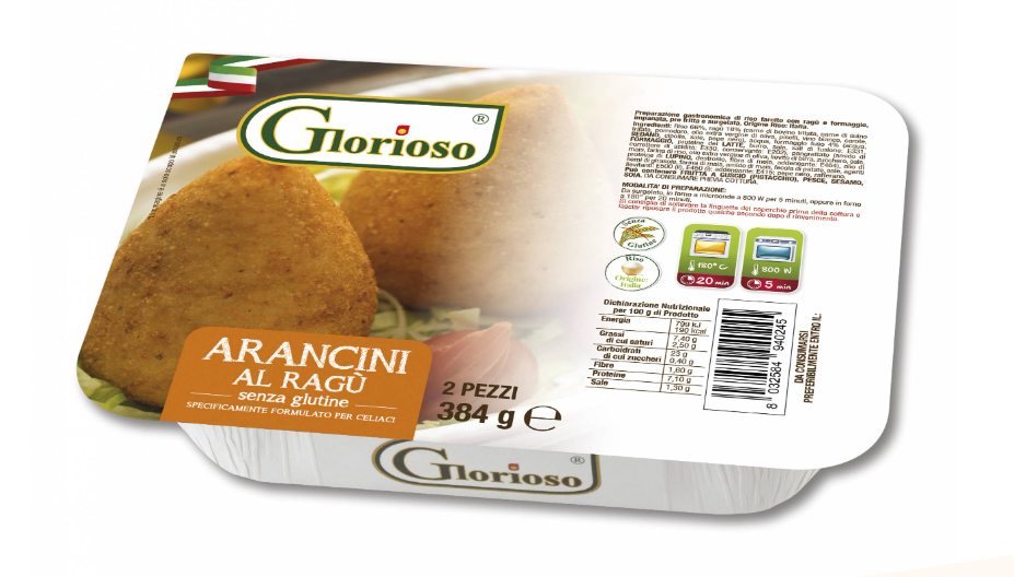 Image of Arancini al Ragù Cotti Surgelato Glorioso(R) 384g033