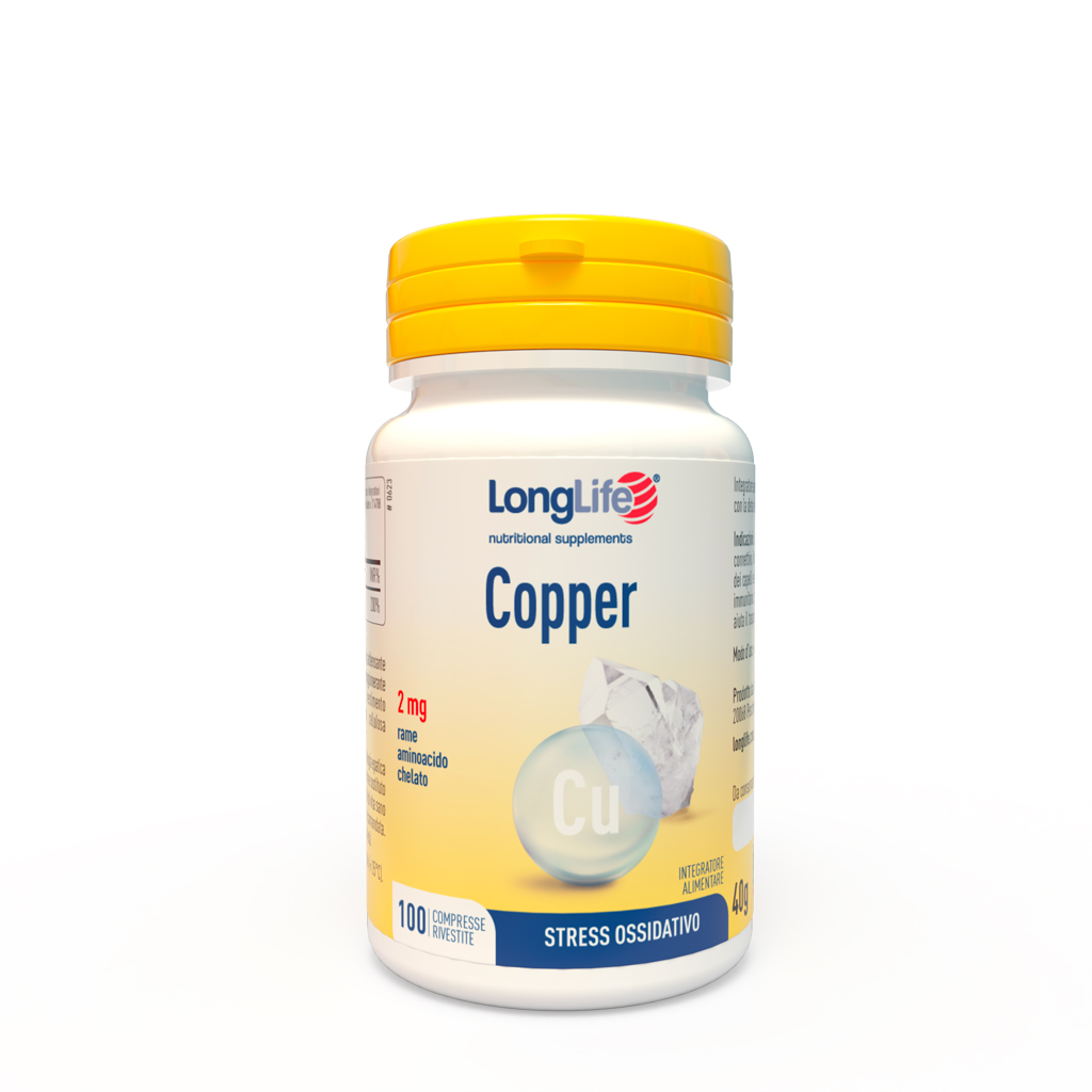 Image of Copper 2mg LongLife 100 Compresse033