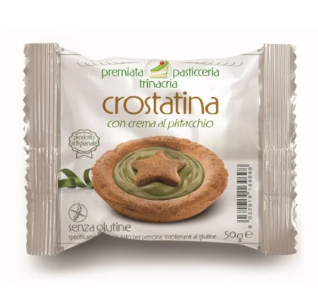 Image of Crostatina Con Crema Pistacchio Premiata Pasticceria Trinacria 50g033