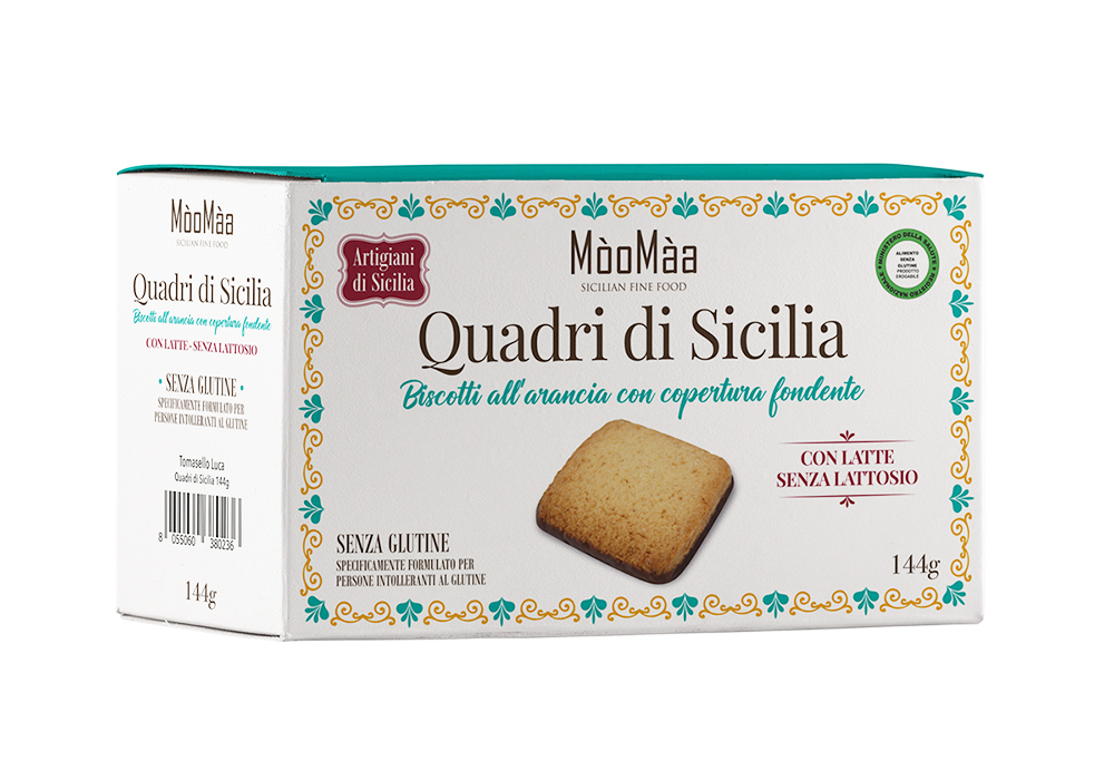 Image of Quadri Di Sicilia Biscotti All&#39;Arancia MòoMàa 144g033