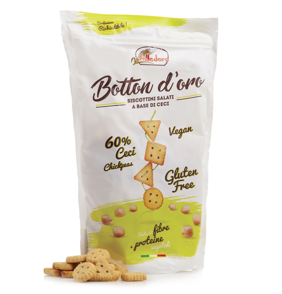 Image of Botton D&#39;Oro Biscottini Salati Ai Ceci Valledoro 200g033