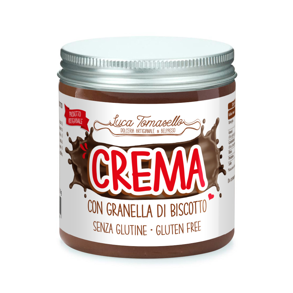 Image of Crema Spalmabile Nocciole E Cacao Luca Tomasello 250g033