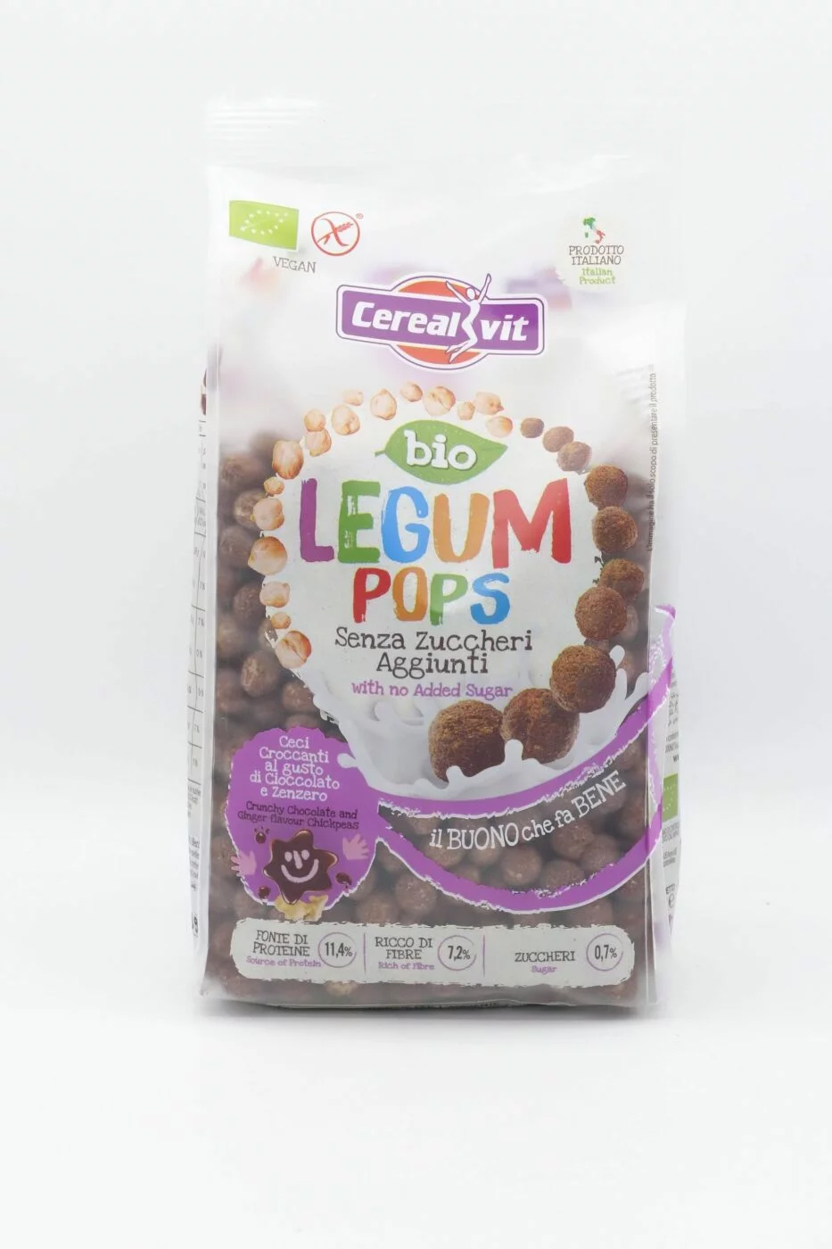 Image of Legum Pops Bio Ceci Cioccolato e Zenzero Cerealvit 175g033