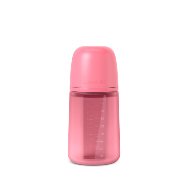 Image of Biberon Silicone Fucsia Colour Essence Suavinex 240ml033