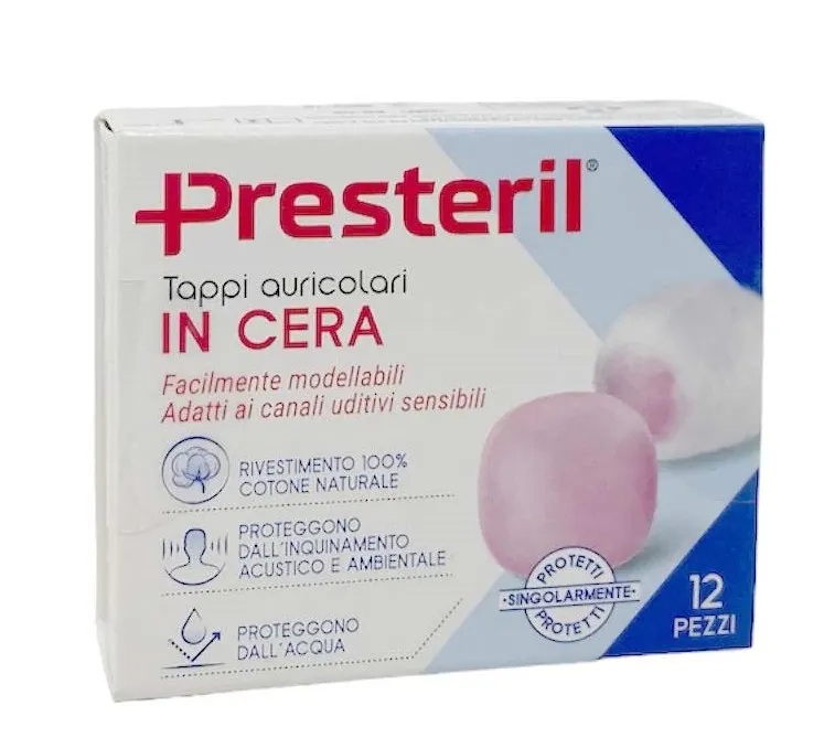 Image of Tappi Auricolari in Cera Presteril 12 Pezzi033