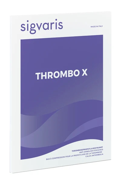 Image of Calze Coscia Bianco Tg.M Corto Thrombo-X Sigvaris033