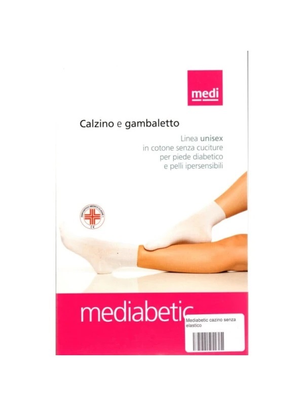 Image of Gambaletto Bianco Tg.S (35-38) Mediabet Medi 5000033