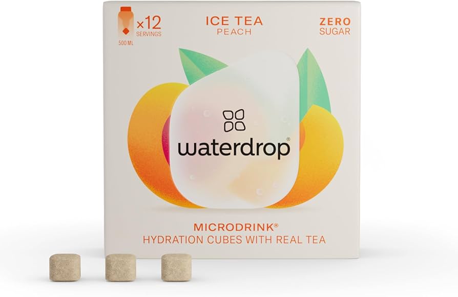 Image of Waterdrop Ice Tea Pesca 12 Cubetti033