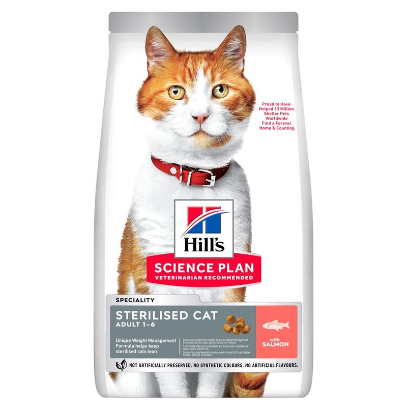 Image of Sterilised per Gatto con Salmone Hill&#39;s SP 3Kg033