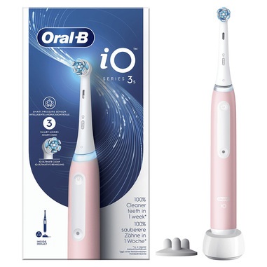 Image of iO 3S Rosa Bianco Spazzolino Elettrico Oral-B033