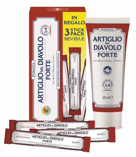 Image of Kit Artiglio Del Diavolo Erboristeria Magentina 100ml+3x12ml033