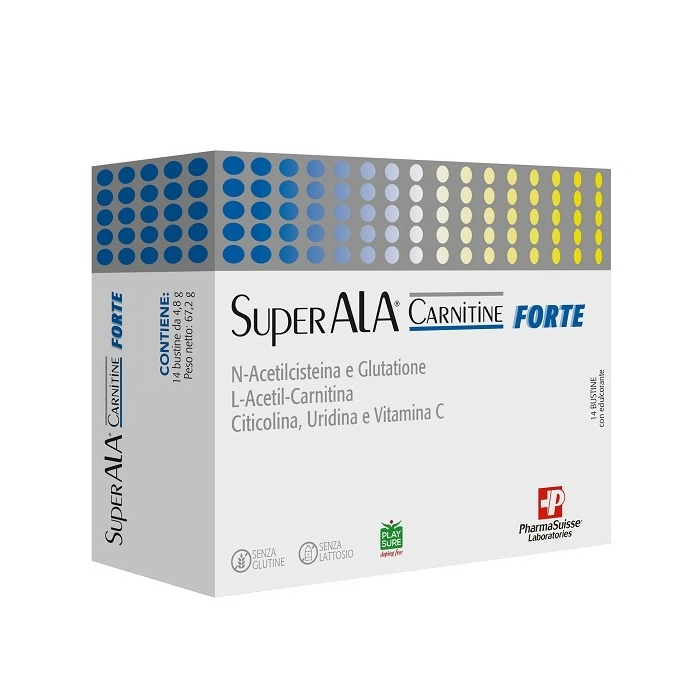 Image of Superala Carnitine Forte Pharmasuisse Laboratories 14 Bustine033