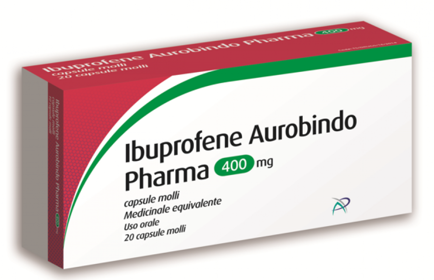 Image of Ibuprofene 400mg Aurobindo 20 Capsule Molli033