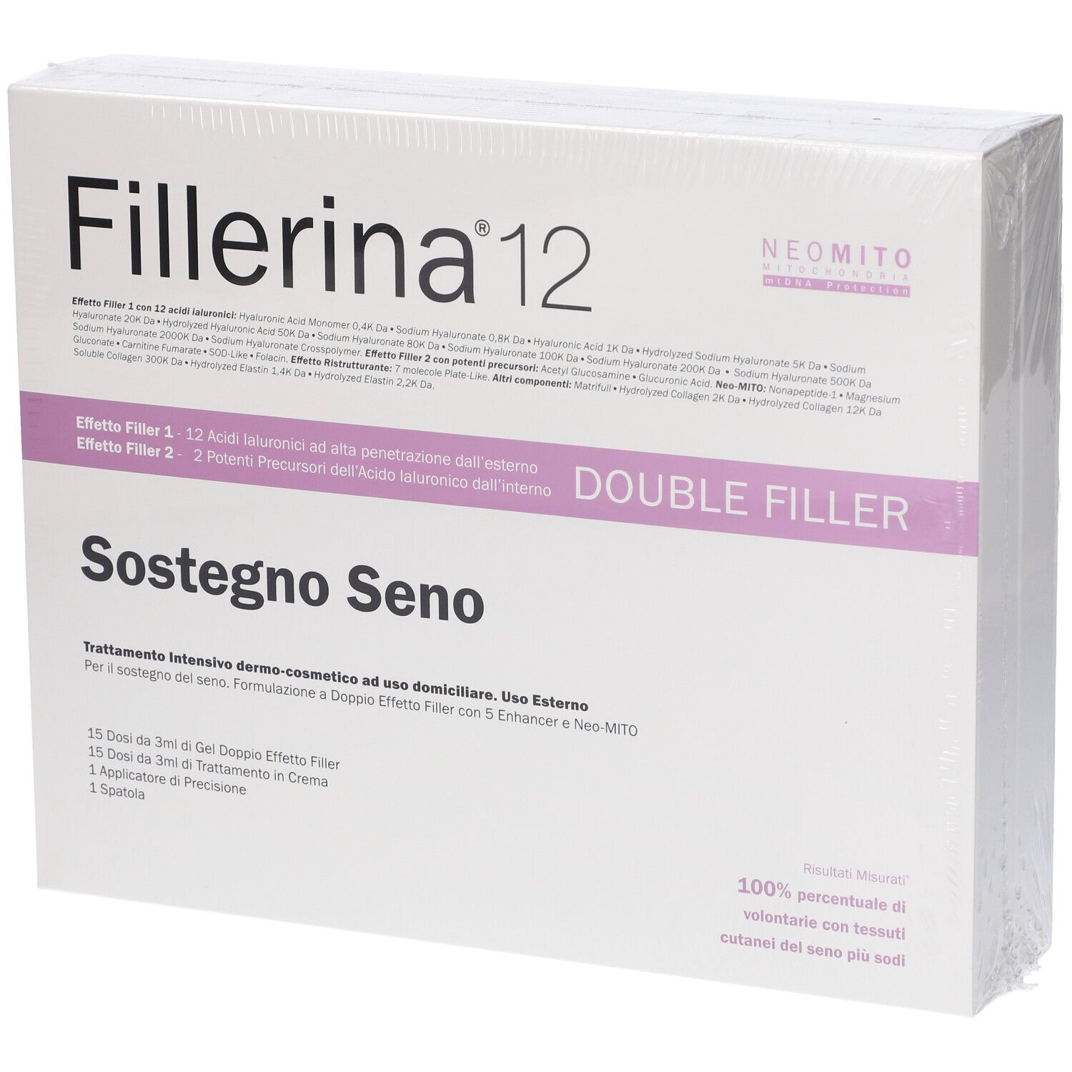 Fillerina 12 Double Filler Neo-Mito Sostegno Seno Labo 50ml+50ml