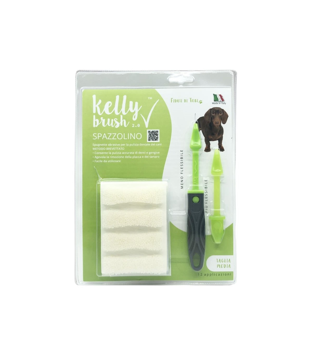 Image of Kelly Brush kit spazzolino antiplacca/antitartaro - Medium