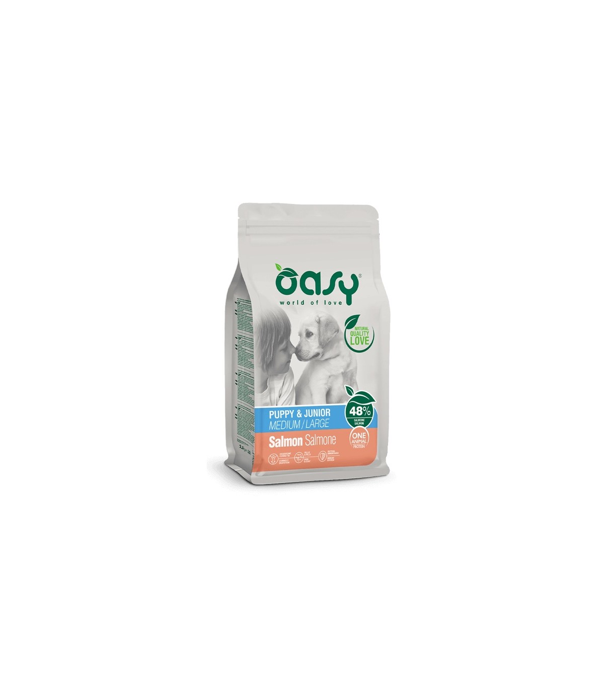 Image of One Animal Protein Puppy & Junior Medium & Large con Salmone - 2,50KG033