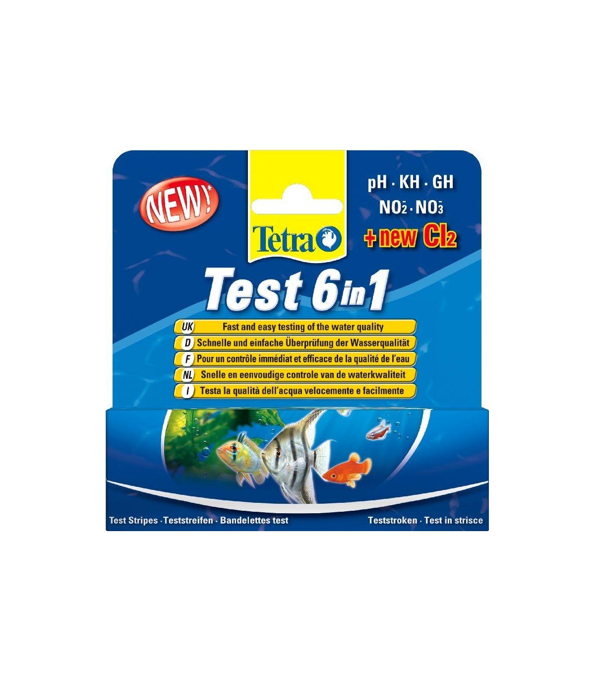 Image of TETRA TETRA TEST STRISCE 6 IN 1 25 TEST