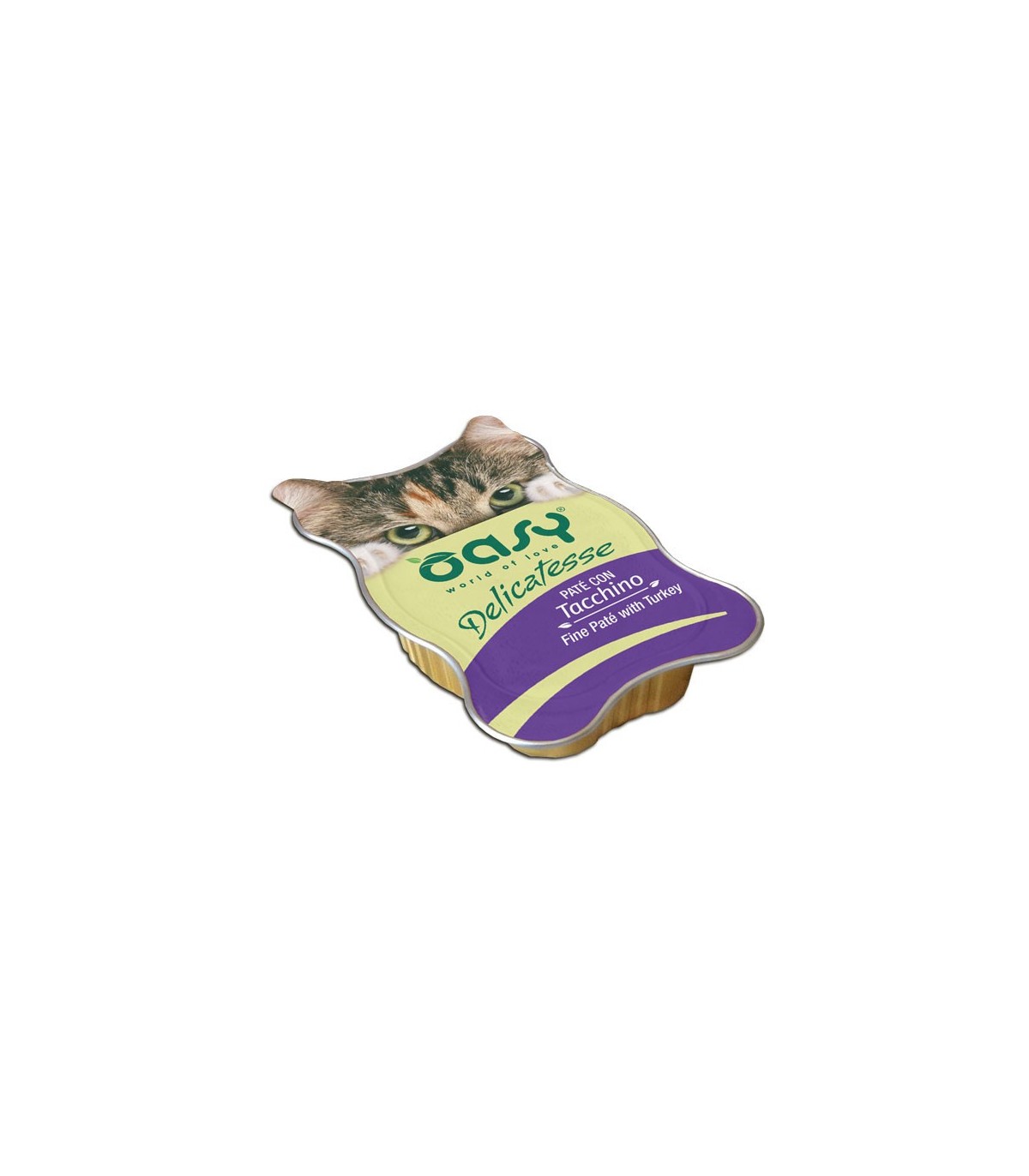 Image of OASY WET CAT DEL PATE&#39; C/TACCH
