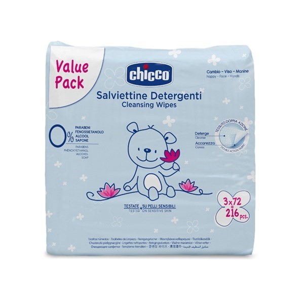 Image of Chicco Tripack 72uds Strofina