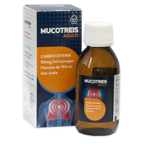 Mucotreis Sciroppo Adulti 5% Carbocisteina 150 ml