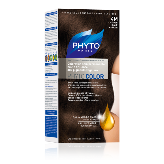 Image of Phyto Phytocolor Colorazione Permanente Colore 4M Castano Chiaro Marrone 912166321