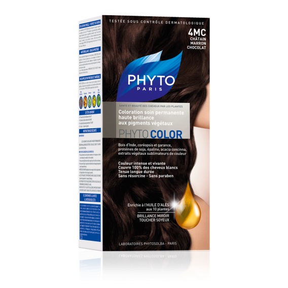 Image of Phyto Phytocolor Colorazione Permanente Colore 4MC Castano Marrone Cioccolato 913832972