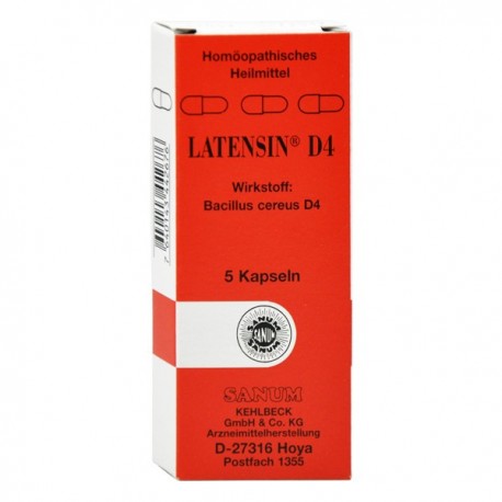 Sanum Latensin D4 Medicinale Omeopatico 5 Capsule