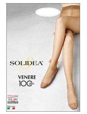 Image of Solidea Venere 100 Collant Nudo Colore Blu Scuro Taglia 3