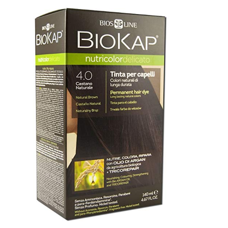 Image of Bios Line Biokap Nutricolor Delicato 4,00 Castano Naturale 140ml033