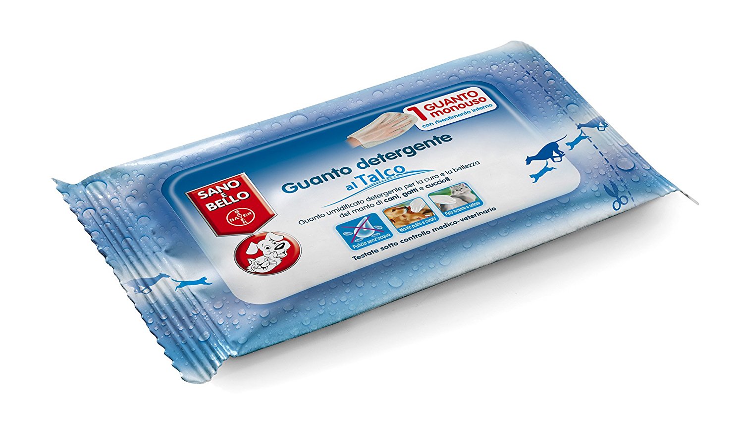 Bayer Sano E Bello Salviette Detergenti Al Talco 40 Pezzi