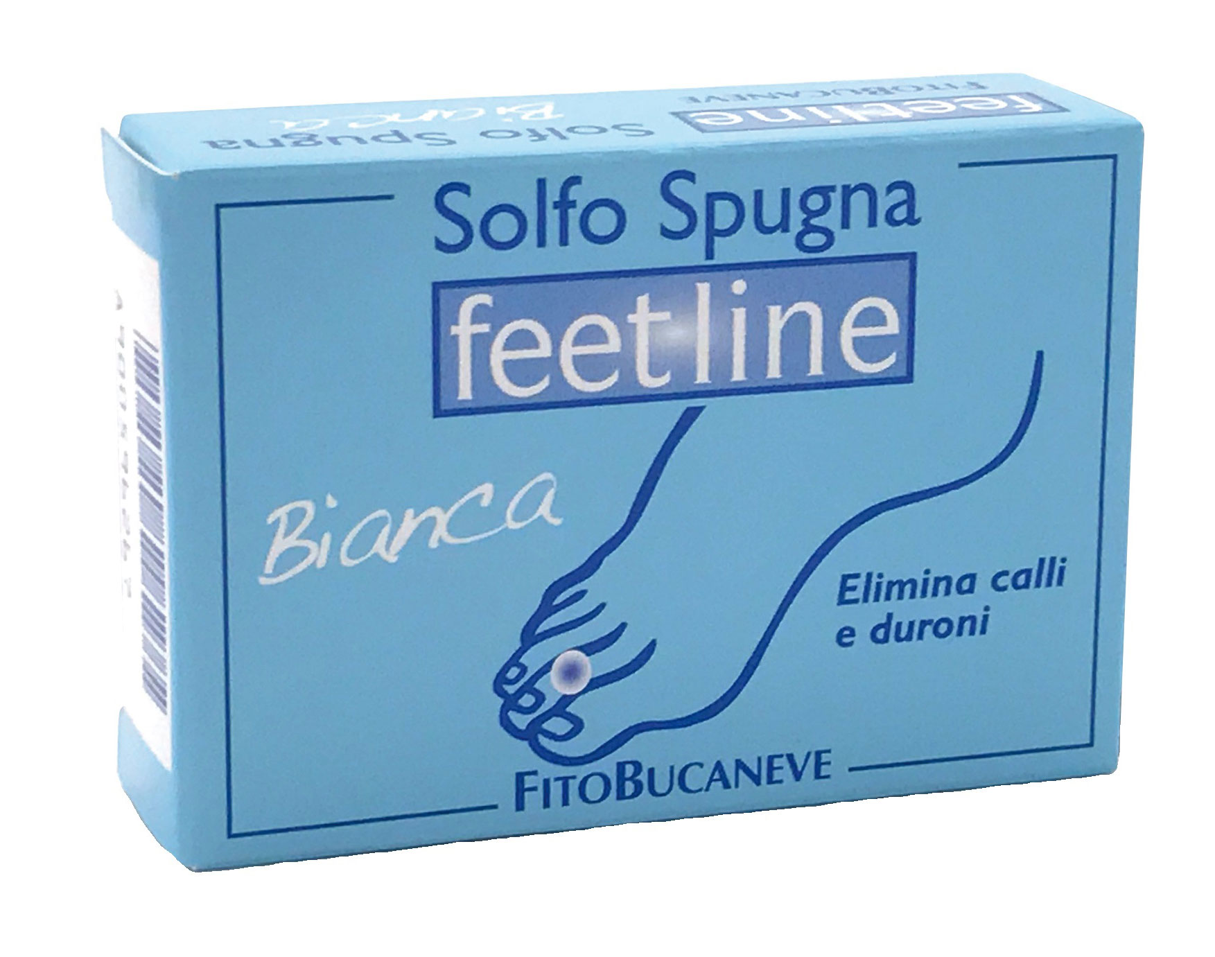 Image of Fitobucaneve Feetline Solfo Spugna Bianca 1Pezzo033