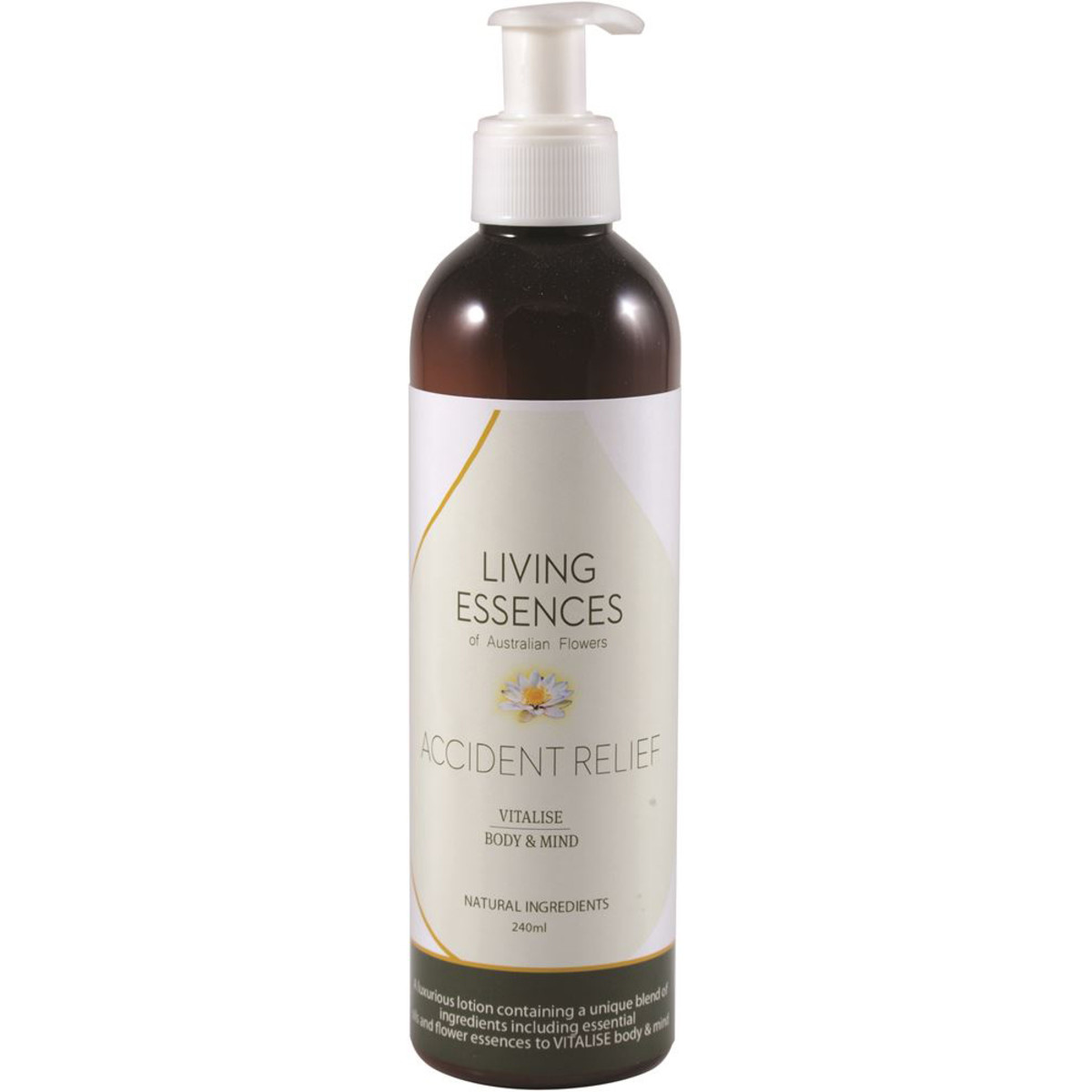 Living Essences Of Australian Flowers Accident Relief Lozione Vitalizzante Body & Mind 240ml-image
