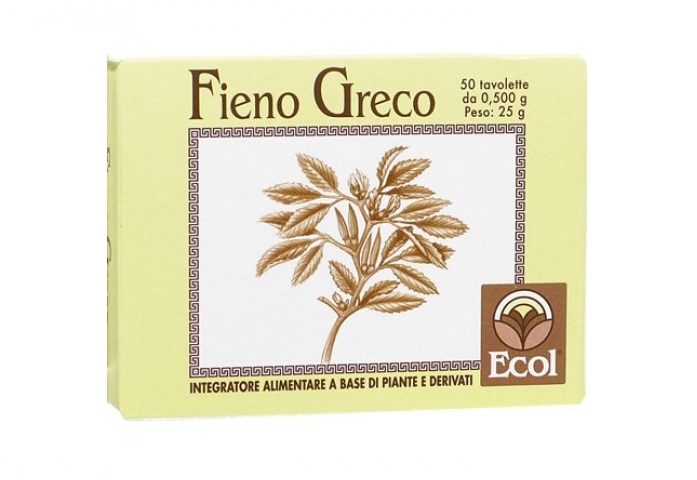 Image of Ecol Fieno Greco Integratore Alimentare 50 Tavolette 720