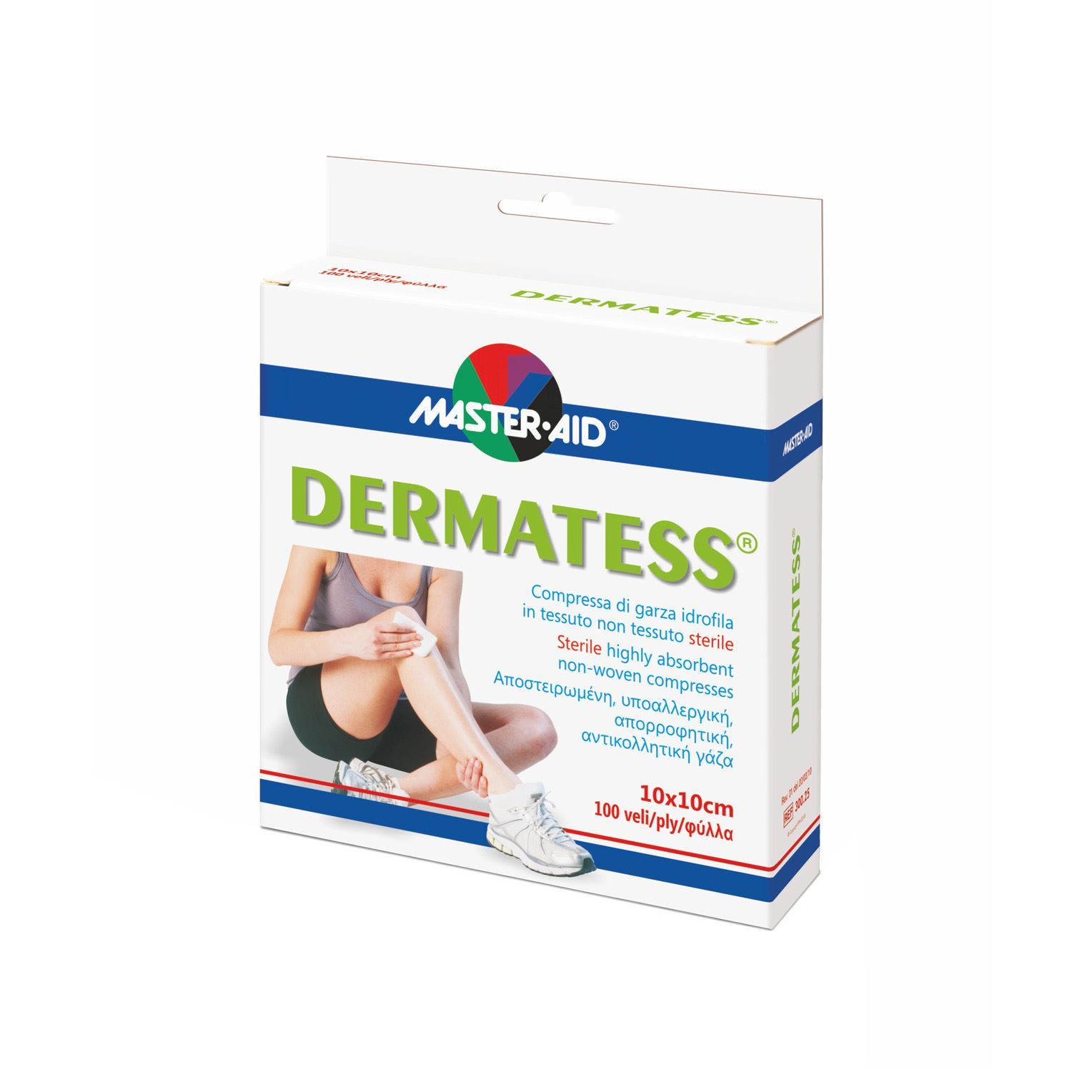 

Master-Aid® Dermatess® Compressa Di Garza Idrofila In Tessuto Non Tessuto Sterile 36x40 12 Pezzi