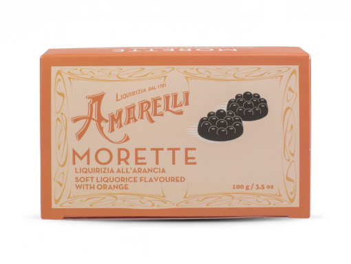 Image of Amarelli Morette Liquirizia All&#39;Arancia 100g033