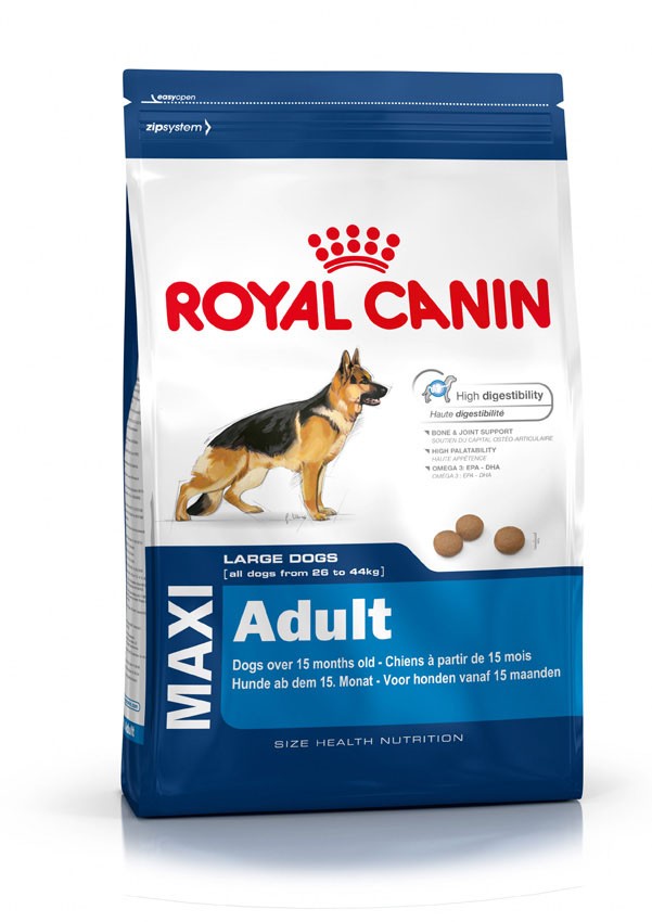 Image of Royal Canin Size Health Nutrition Maxi Adult Crocchette 15kg