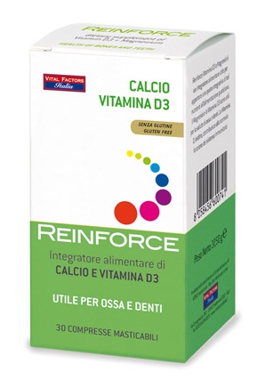 

Reinforce Calcio e Vitamina D3 Integratore Alimentare 30 Compresse